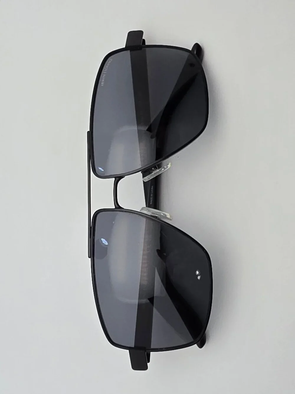 Armani Exchange AX2037S Matte Black Frame Polarized Grey Lens Sunglasses w/ Case